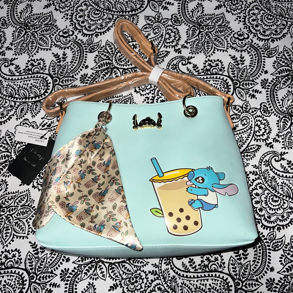 Disney Loungefly Stitch Boba Purse